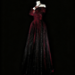Shiny Prom Dress A Line Off Shoulder Pleated Tulle Evening Dress Gala Dress        D3902