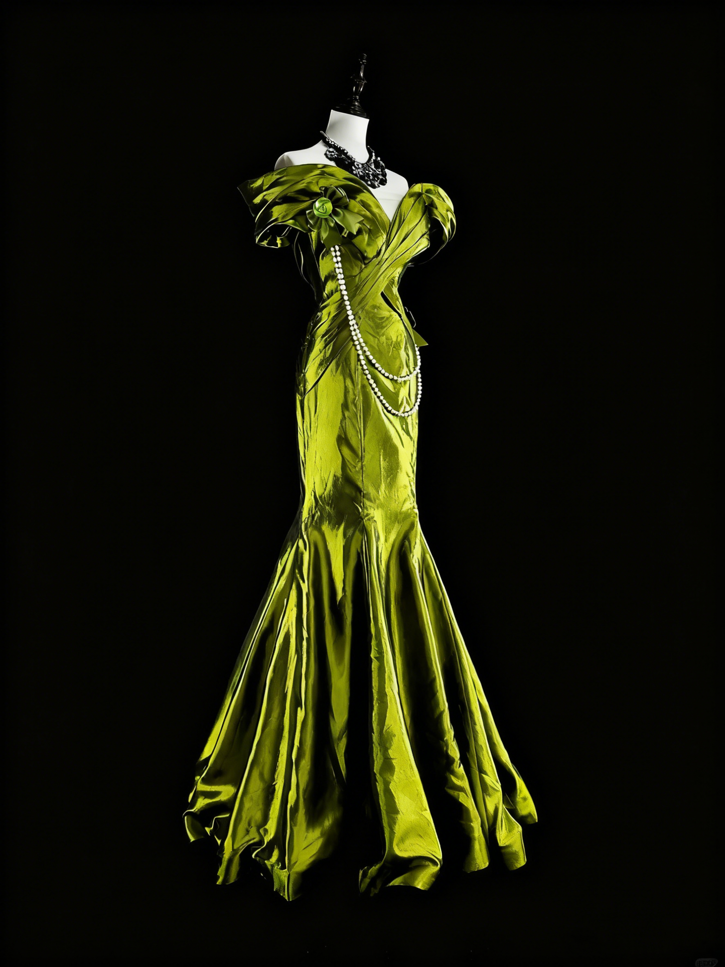 Stunning Prom Dress Off Shoulder Pleated Mermaid Evening Dress Gala Dress      D3903