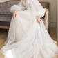 Robe de mariée beauté A-Line, décolleté en cœur, plissée, D3302