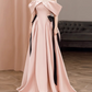 Pretty Prom Dress Off Shoulder Pleated Evening Dress Birthday Party Outfits   D3920