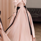 Pretty Prom Dress Off Shoulder Pleated Evening Dress Birthday Party Outfits   D3920