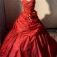 Elegant Prom Dress Sweetheart Pleated Ball Gown Evening Dress Quinceanera Dress  D3925