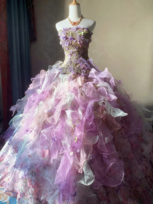 Glänzendes Ballkleid mit herzförmigem Pailletten-Meerjungfrauen-Abendkleid, Galakleid, Geburtstagspartykleid, D3415