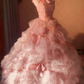 Stunning Prom Dress Spaghetti Straps Tulle Ball Gown Evening Dress Sweet 16 Dress  D3931