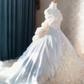 Beauty Brautkleid A-Linie Herzausschnitt Plissee Brautkleid D3302