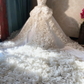 Beauty Brautkleid A-Linie Herzausschnitt Plissee Brautkleid D3302