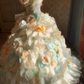 Glänzendes Ballkleid mit herzförmigem Pailletten-Meerjungfrauen-Abendkleid, Galakleid, Geburtstagspartykleid, D3415