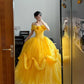 Stunning Prom Dress Off Shoulder Tulle Pleated Ball Gown Evening Dress Quinceanera Dress    D3943