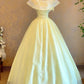 Newest Prom Dress Crew Neck Pleated Tulle Ball Gown Evening Dress Quinceanera Dress    D3964