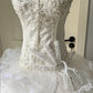 Beauty Wedding Dress Sweetheart Pleated Tiered Tulle Wedding Dress  D3967