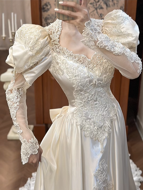 New Arrival Wedding Dress Sweetheart Pleated Wedding Dress  D3979