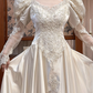 New Arrival Wedding Dress Sweetheart Pleated Wedding Dress  D3979