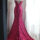 Shiny Prom Dress Spaghetti Straps Mermaid Evening Dress Birthday Party Dress Gala Dress  D3988