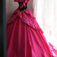 New Design Prom Dress Asymmetrical Neck Pleated Evening Dress Sweet 16 Dress Ball Gown    D3990