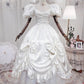 Vintage Wedding Dress V-neck Pleated Bowknot Wedding Dress  D3994