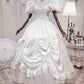 Vintage Wedding Dress V-neck Pleated Bowknot Wedding Dress  D3994
