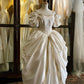 Vintage Wedding Dress Off Shoulder Pleated Wedding Dress  D3997