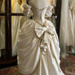 Vintage Wedding Dress Off Shoulder Pleated Wedding Dress  D3997