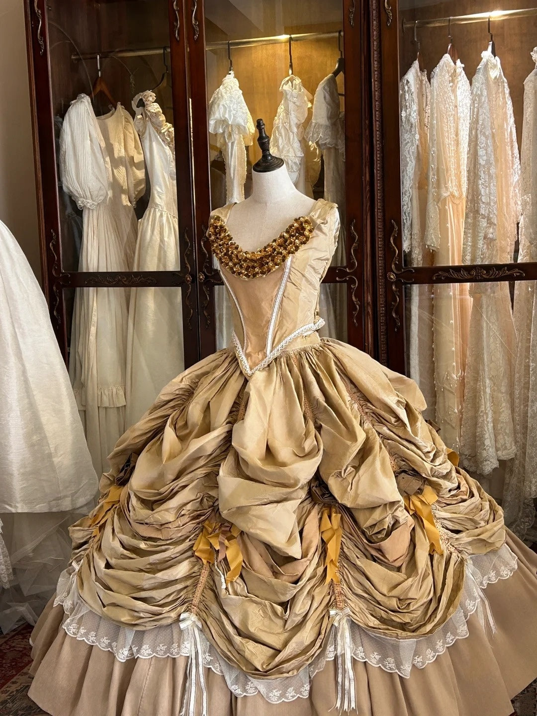 Beauty Prom Dress Crew Neck Pleated Evening Dress Sweet 16 Dress Ball Gown    D4003