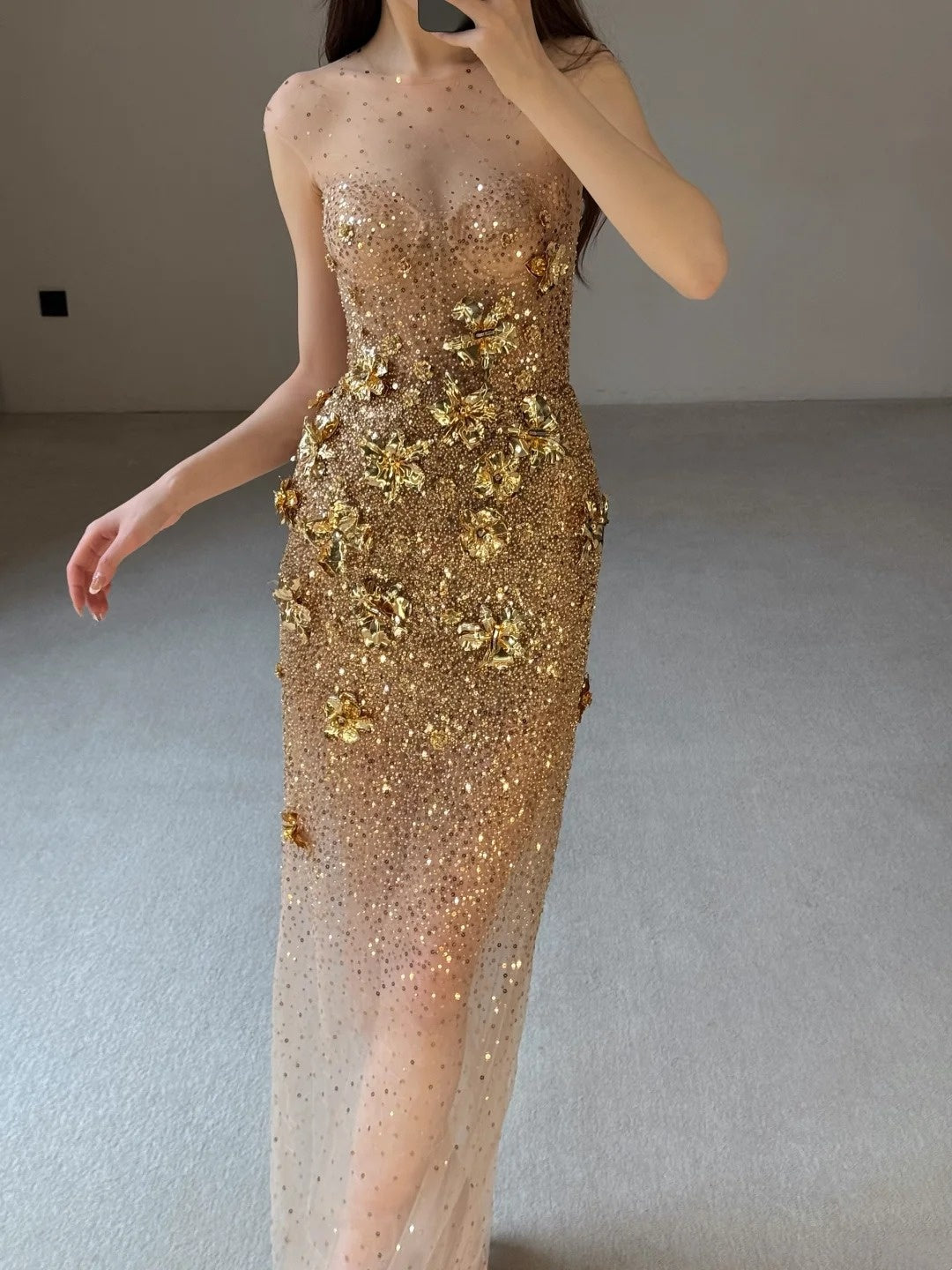 Robe de bal brillante à paillettes et col en cœur, robe de soirée sirène, robe de gala, robe de fête d'anniversaire, D3415