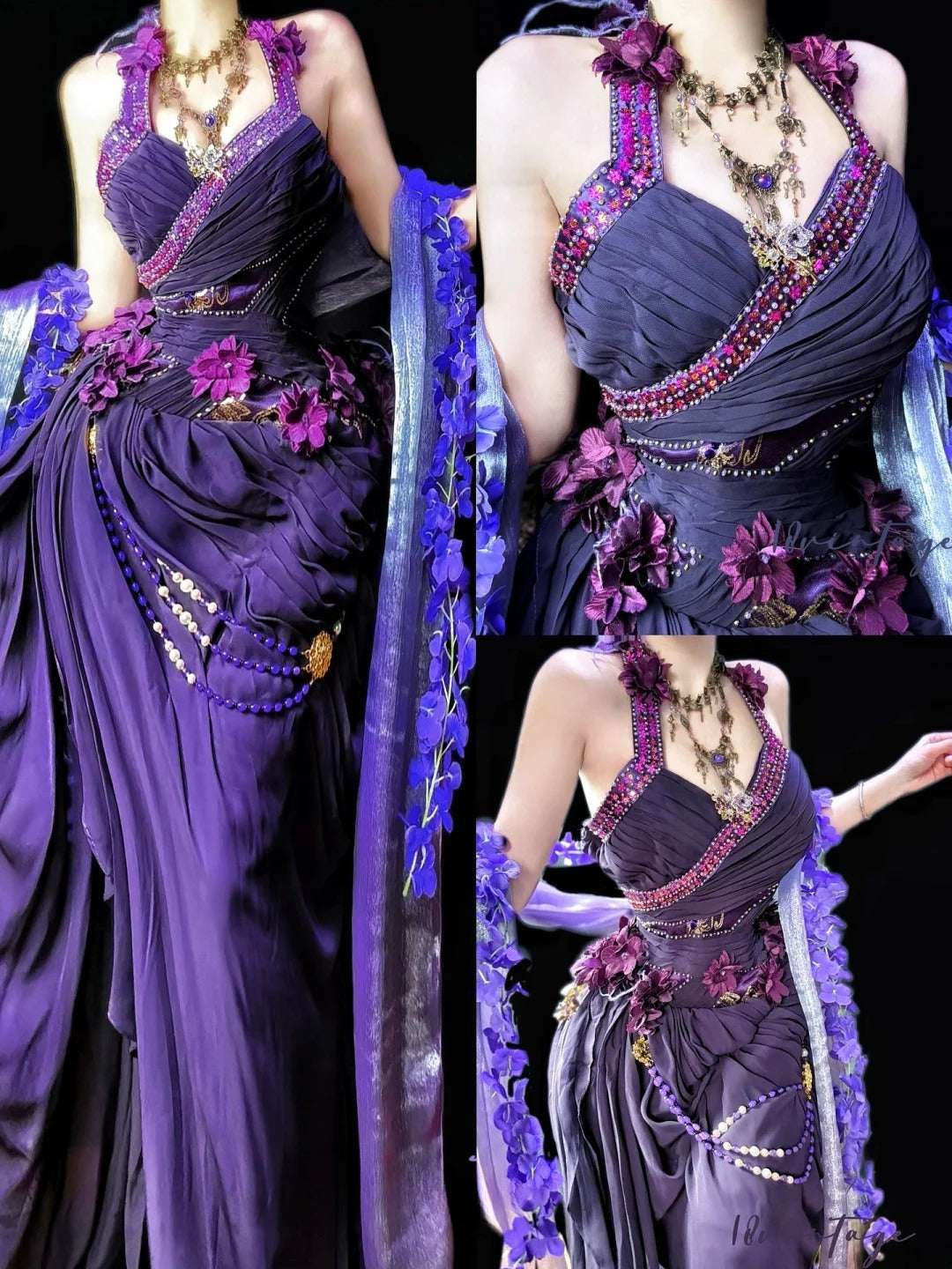 Sexy Prom Dress Halter Pleated Evening Dress Birthday Party Dress Cocktail Dress  D4025