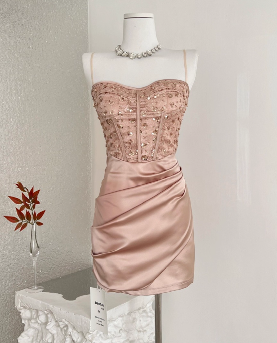 Robe longue fendue à bretelles spaghetti pour femme, tenue d'anniversaire, tenue de soirée, bord de mer, D3241