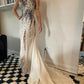 Gorgeous Prom Dress Spaghetti Straps Backless Slit Evening Dress Cocktail Dress Birthday Party Outfits   D4031