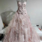 Stunning Prom Dress Crew Neck Ruffle Tulle Ball Gown Evening Dress Gala Dress Sweet 16 Outfits    D4034