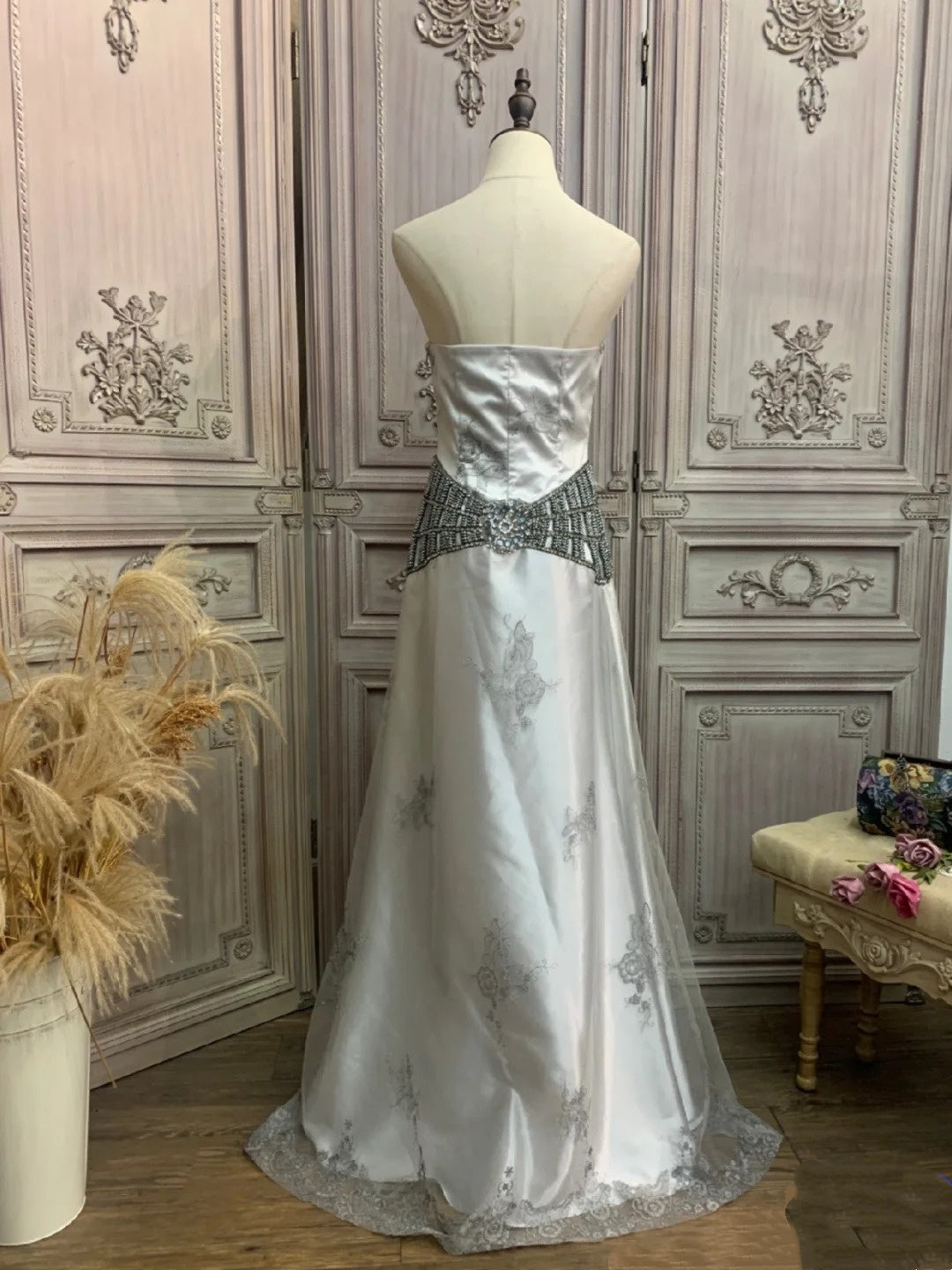 Robe de bal brillante à paillettes et col en cœur, robe de soirée sirène, robe de gala, robe de fête d'anniversaire, D3415