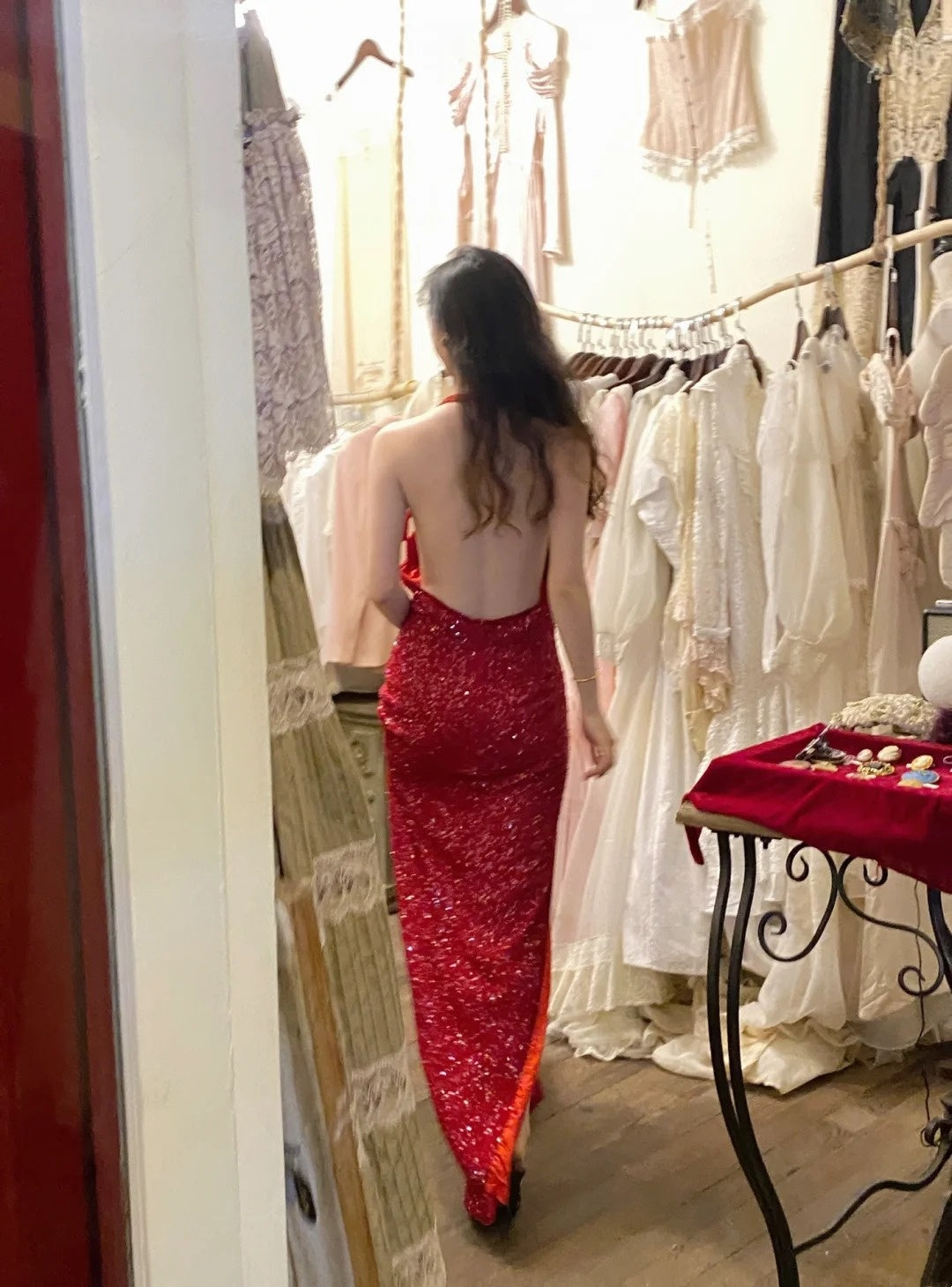 Robe de bal brillante à paillettes et col en cœur, robe de soirée sirène, robe de gala, robe de fête d'anniversaire, D3415