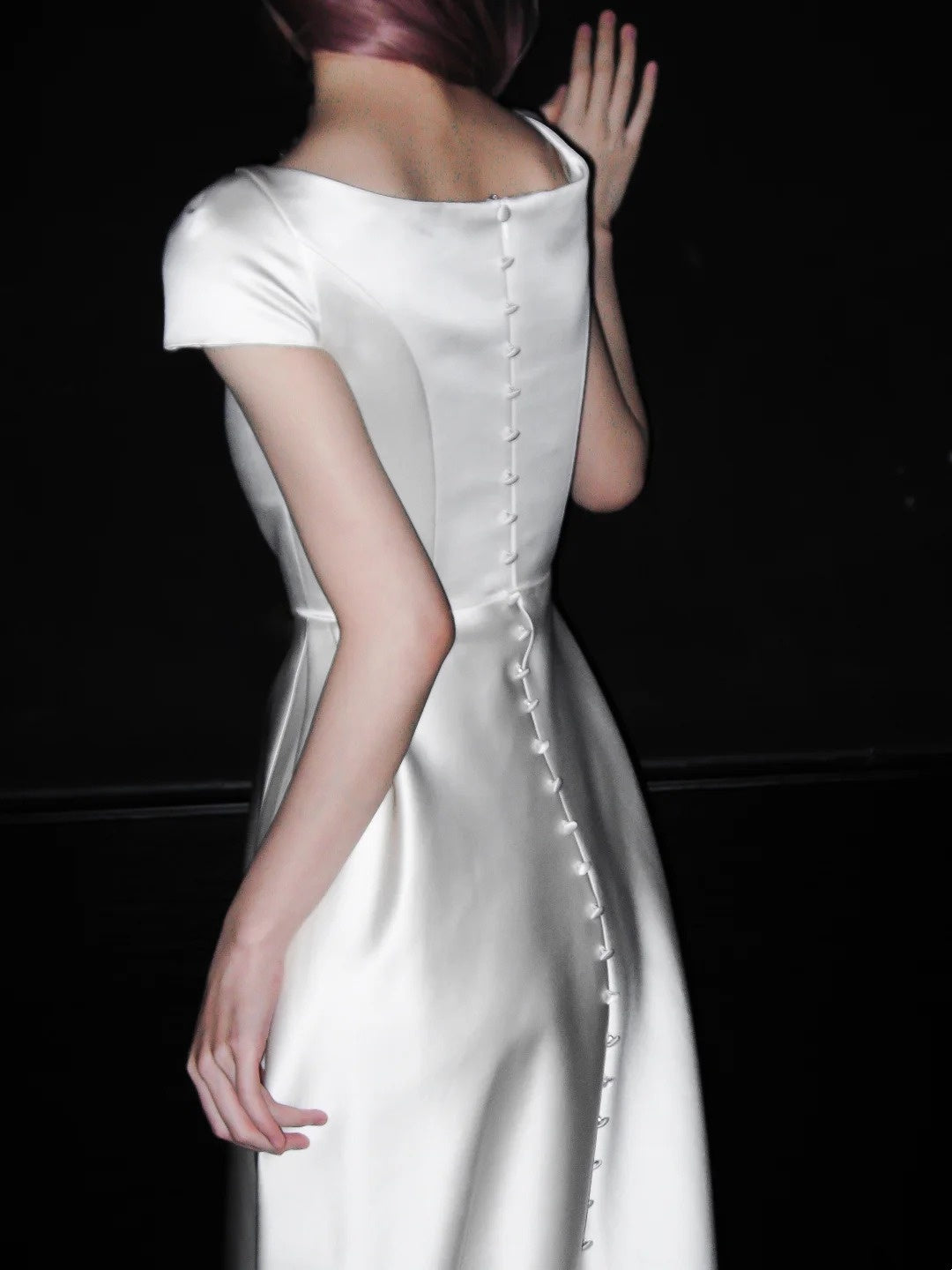 Robe de mariée beauté A-Line, décolleté en cœur, plissée, D3302