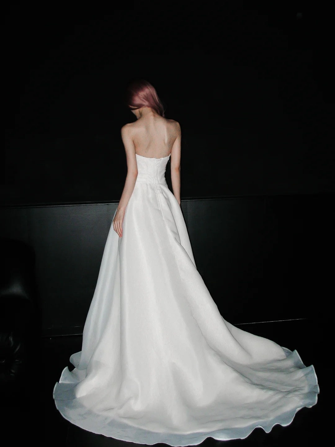 Robe de mariée beauté A-Line, décolleté en cœur, plissée, D3302