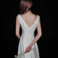 Minimalist Wedding Dress Sweetheart Pleated Wedding Dress   D4081