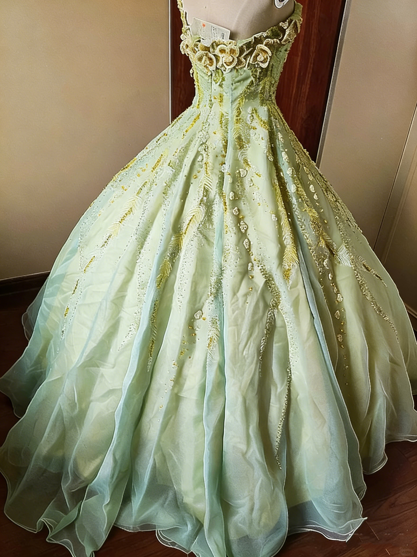 Charming Prom Dress One Shoulder Pleated Tulle Ball Gown Evening Dress Quinceanera Dress Birthday Party Outfits   D4087