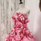 New Design Prom Dress Strapless Ball Gown Birthday Party Outfits Evening Dress Quinceanera Dress    D4090
