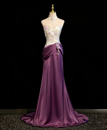 Elegant Prom Dress Sweetheart Pleated Gala Dress Evening Dress     D4106