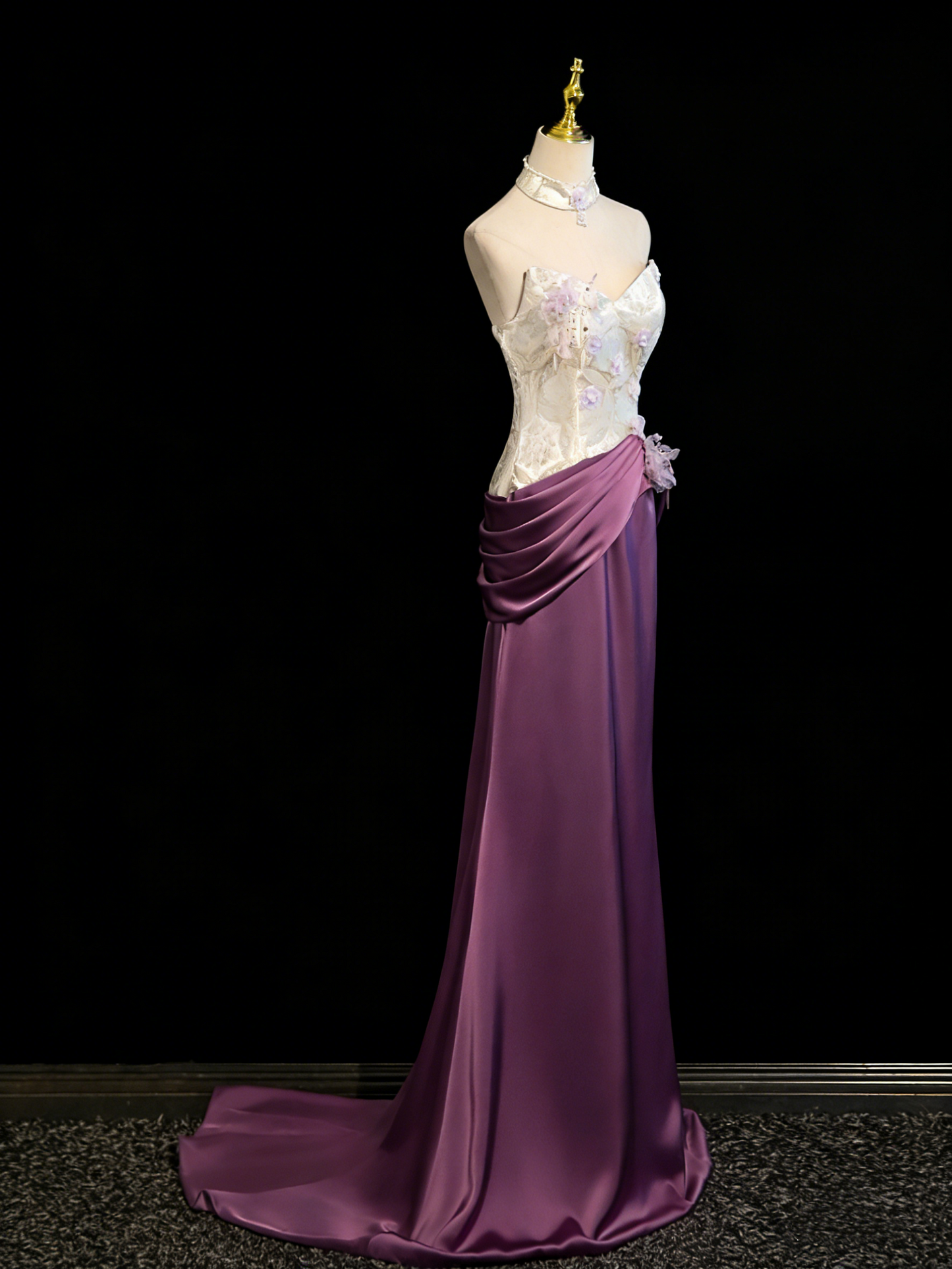 Elegant Prom Dress Sweetheart Pleated Gala Dress Evening Dress     D4106