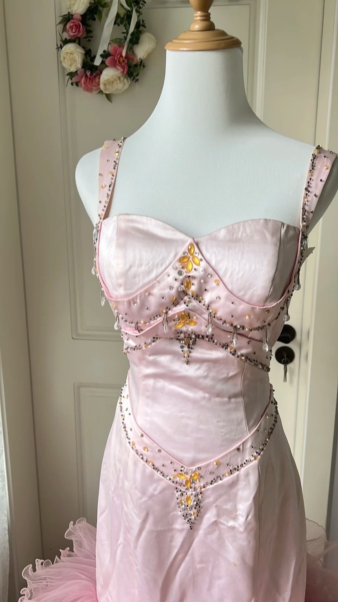 New Arrival Prom Dress Spaghetti Straps Mermaid Evening Dress Gala Dress Birthday Party Outfits   D4128