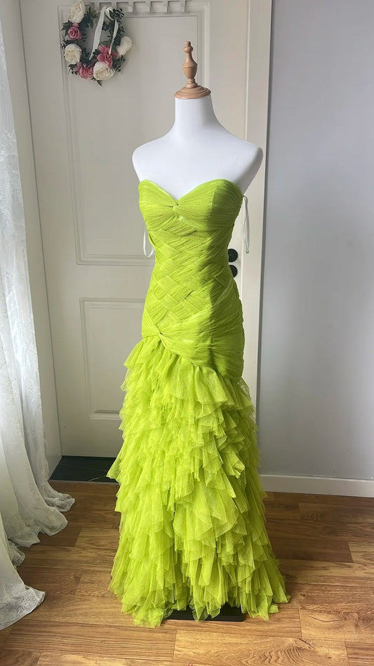 New Design Prom Dress Sweetheart Pleated Mermaid Evening Dress Gala Dress Formal Dress   D4131