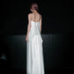 Minimalist Prom Dress White Strapless Evening  Dress Gala Dress   D4143