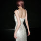 Shiny Prom Dress Spaghetti Straps Sequins Evening Dress Gala Dress Formal Dress  D4144