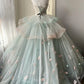 Charming Prom Dress Sweetheart Pleated Tulle Evening Dress Quinceanera Dress       D4148