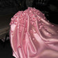 New Design Prom Dress V-neck Pleated Ball Gown Evening Dress Quinceanera Dress       D4157
