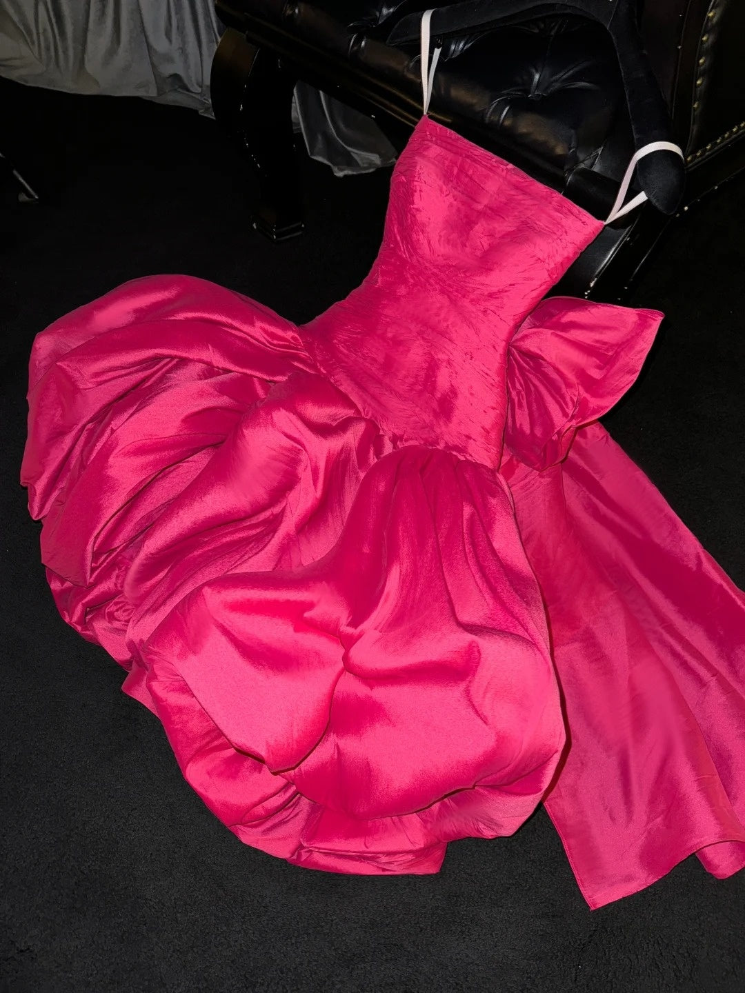 Charming Homecoming Dress Strapless Pleated Short Prom Dress Birthday Party Dress Cocktail Dress    D4158