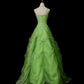 Charming Prom Dress Spaghetti Straps Pleated Ball Gown Sweet 16 Dress Evening Dress       D4181