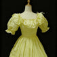 Newest Prom Dress Square Neck Pleated Ball Gown Quinceanera Dress Evening Dress       D4188