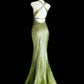 Elegant Prom Dress Spaghetti Straps Pleated Mermaid Gala Dress Formal Dress Evening Dress  D4189