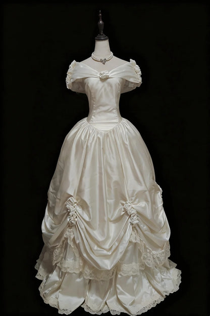 Beauty Brautkleid A-Linie Herzausschnitt Plissee Brautkleid D3302