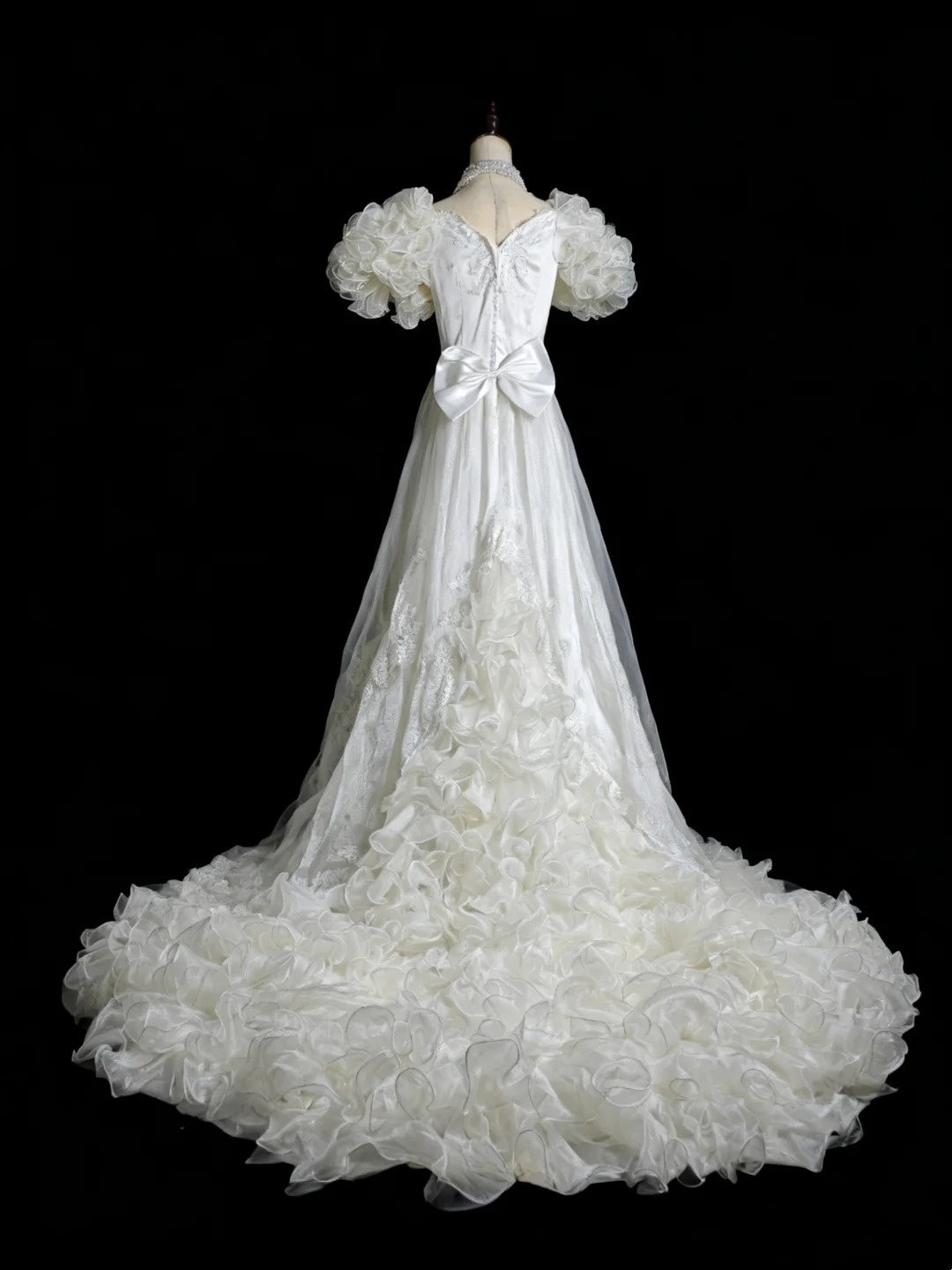 Beauty Brautkleid A-Linie Herzausschnitt Plissee Brautkleid D3302