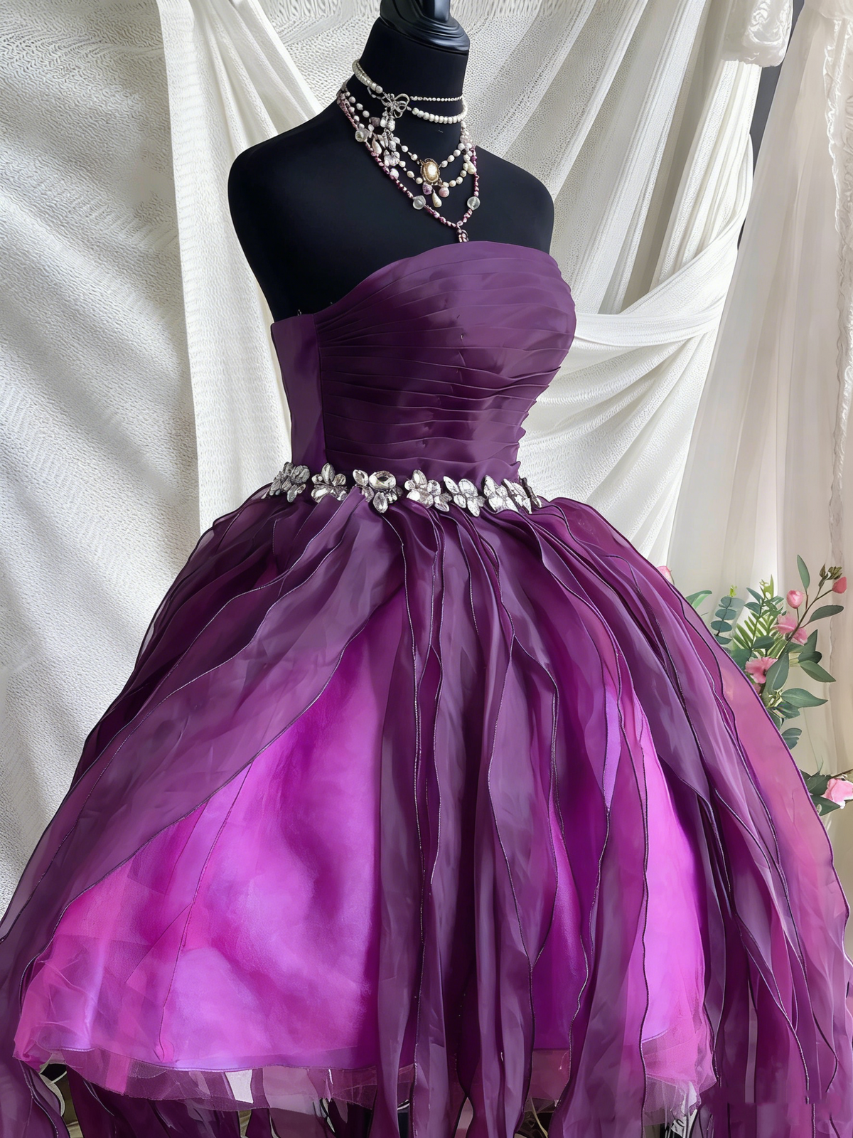 Beauty Homecoming-Kleid Spaghettiträger Plissee Kurzes Ballkleid Geburtstagsparty-Outfits Cocktailkleid D3339